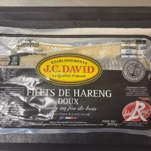 Sachet de harengs doux fumés 200g
