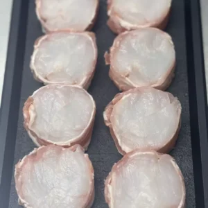 Médaillons lotte & lard 3/400g (2 médaillons)